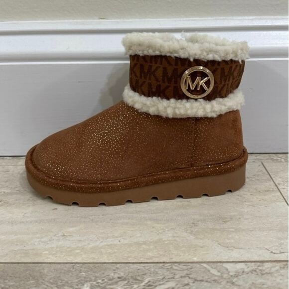 Michael Kors Brown Ankle Boots 10T - Picture 8 of 9